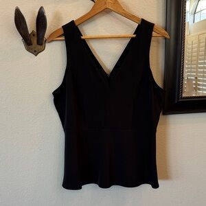 Trouve Elegant Black Sleeveless Top
